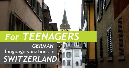 Teen summer camps for German in Switzerland